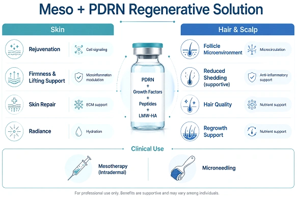 meso+PDRN regenerative solution