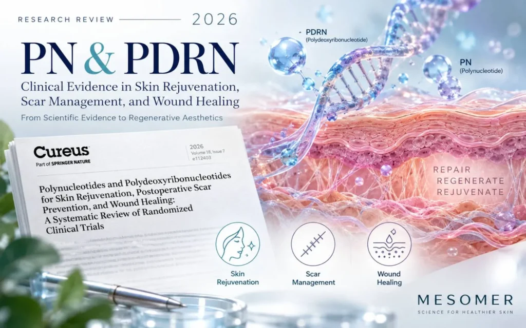 2026 Article Review: Clinical Evidence on PN and PDRN in Skin Rejuvenation, Scar Management, and Wound Healing